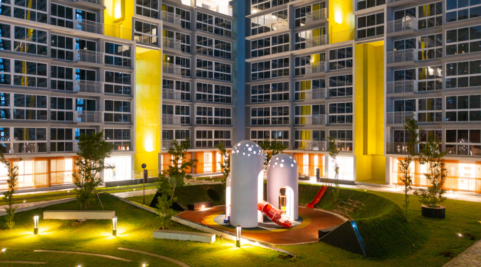 Tata-Codename-Skyline-Crest-Residences-Serein-Amenities-Children's-Play-Area-Night